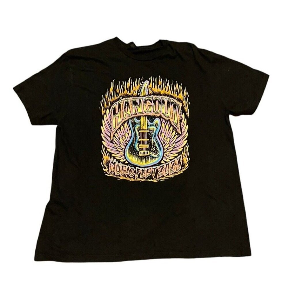 Hangout Music Fest 2023 Black Tee XL Lil’ NAS Red Hot Chili Peppers Paramore…